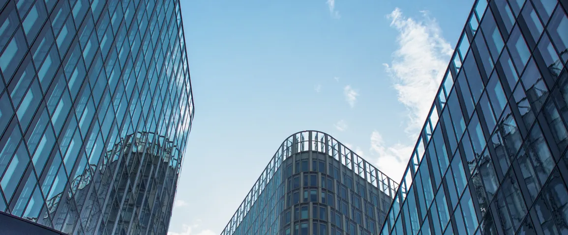 Three skyscrapers